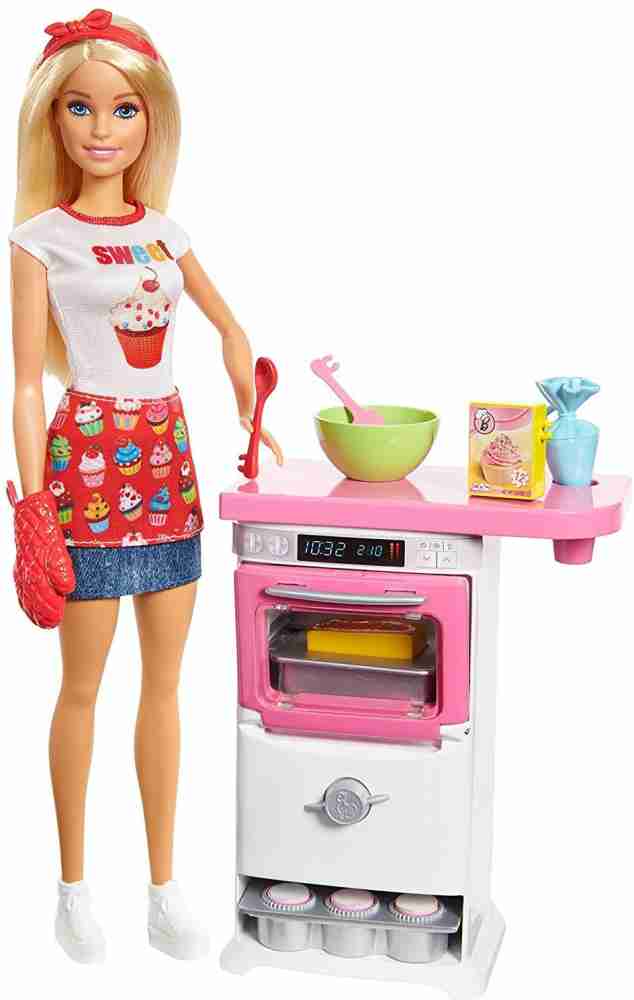 Barbie bakery cheap chef doll