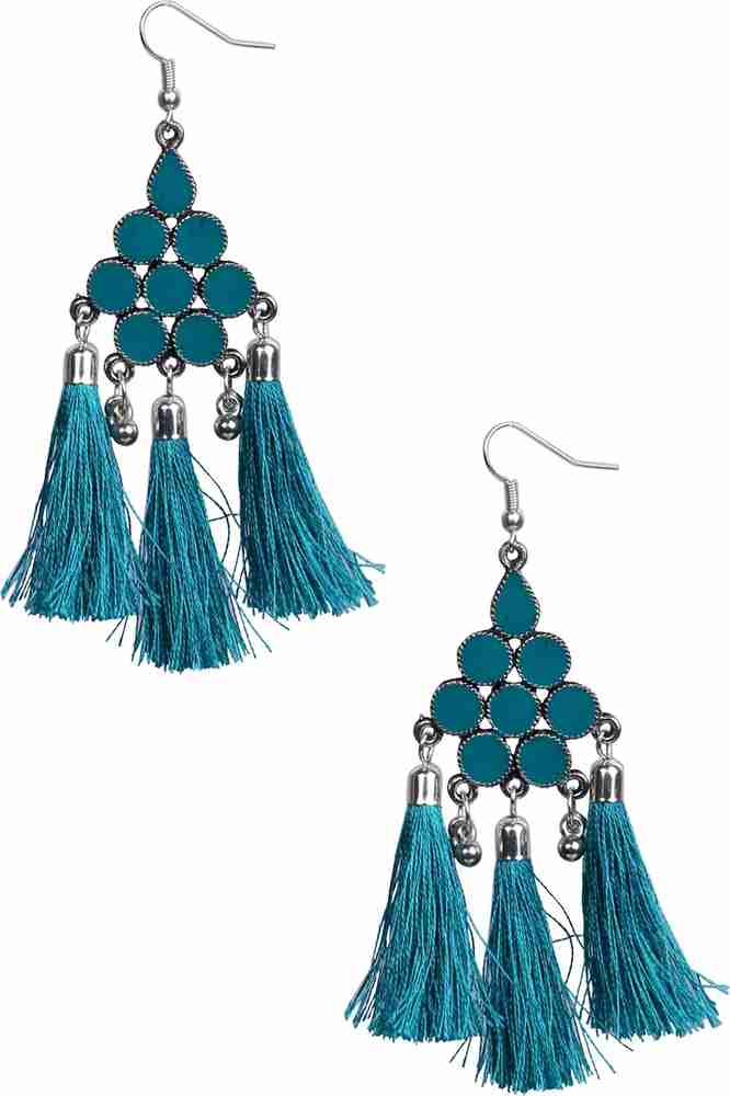 Teal clearance green earrings