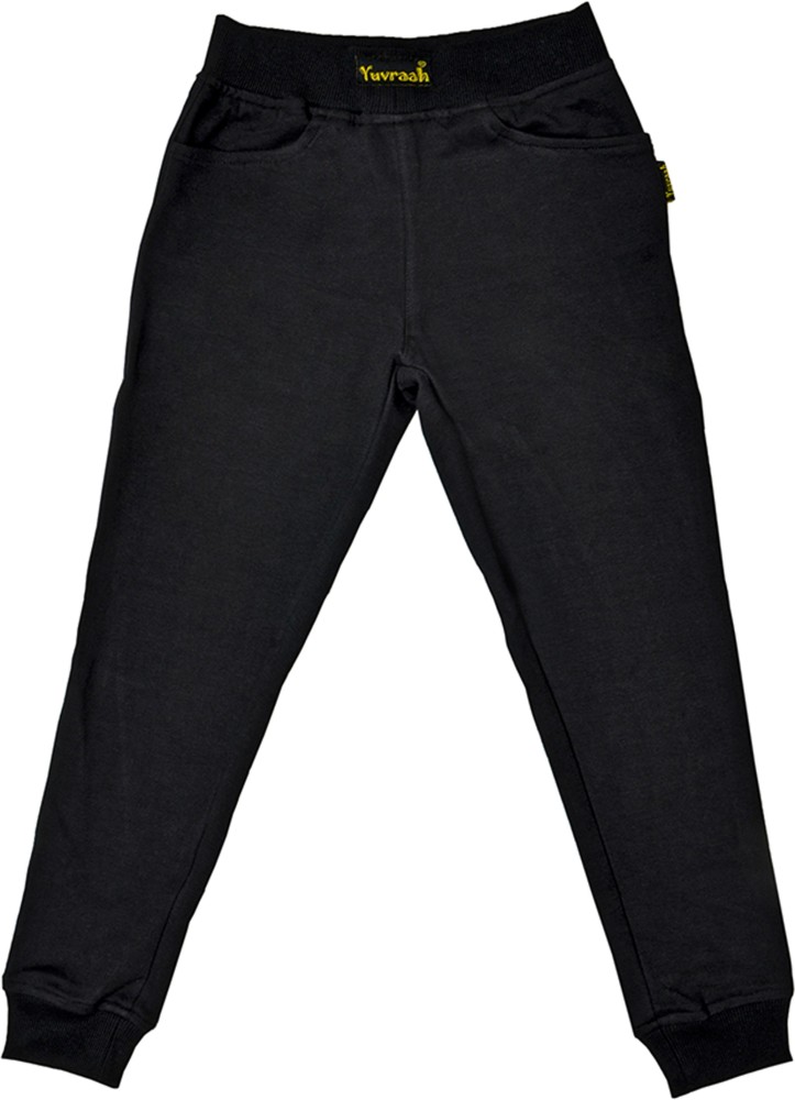 Buy Black Track Pants for Women by YUVRAAH Online | Ajio.com