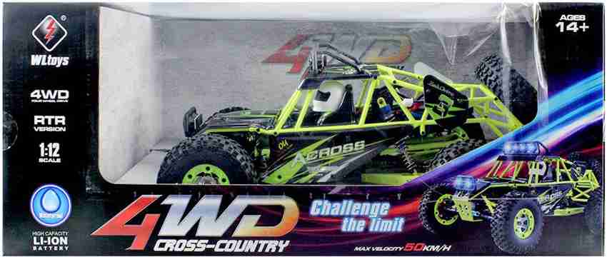 WLtoys 12428-B RC Monster Truck Crawler 1:12 Scale Upto