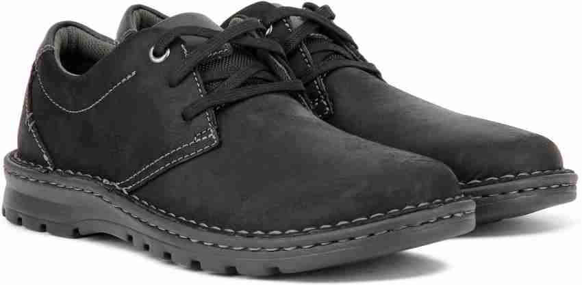 CLARKS Vanek Plain Casual For Men Buy Black Leather Color