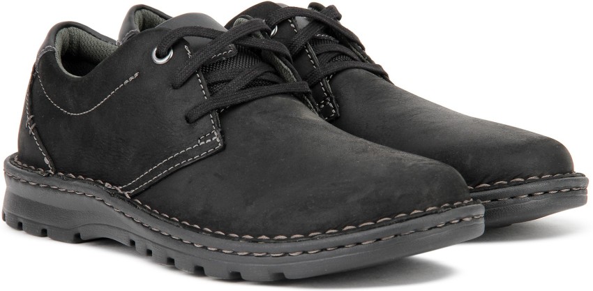 CLARKS Vanek Plain Casual For Men Buy Black Leather Color CLARKS Vanek Plain Casual For Men Online at Best Price Shop Online for Footwears in India Flipkart