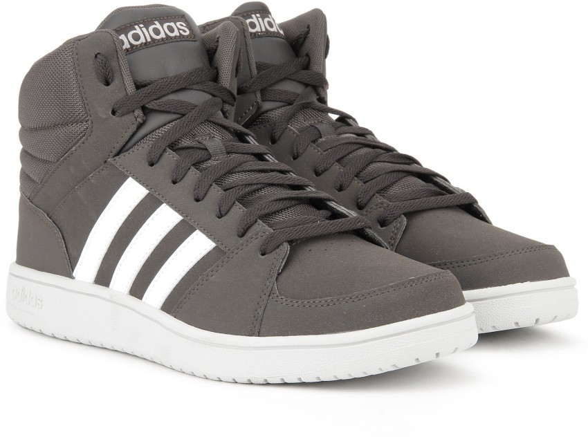 Adidas neo vs discount hoops mid sneakers