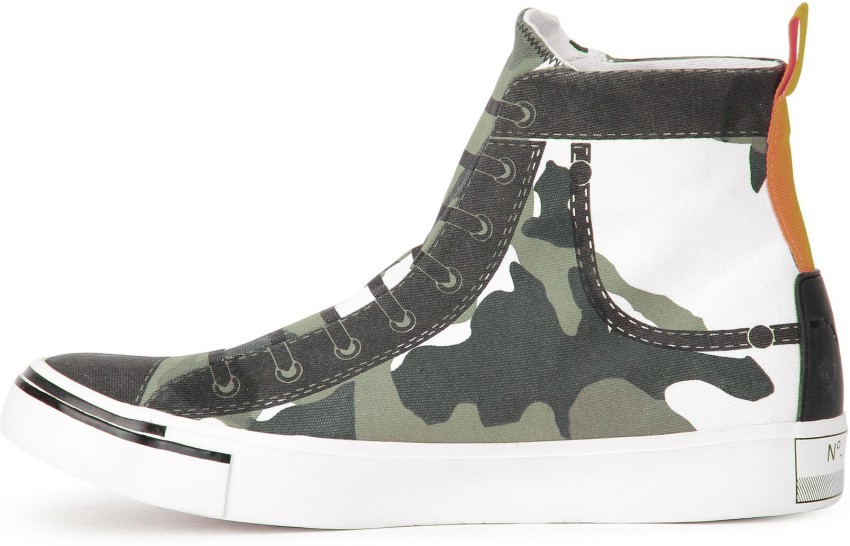 DIESEL IMAGINEE S-IMAGINEE MID SLIP Sneakers For Women - Buy Green