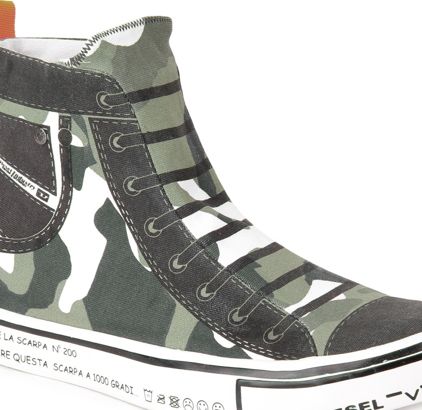 DIESEL IMAGINEE S-IMAGINEE MID SLIP Sneakers For Women - Buy Green ...