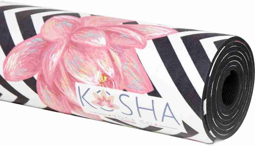 Kosha Yoga Co. Infinity Mat White, Pink, Black 4.5 mm Yoga Mat - Buy Kosha  Yoga Co. Infinity Mat White, Pink, Black 4.5 mm Yoga Mat Online at Best  Prices in India 