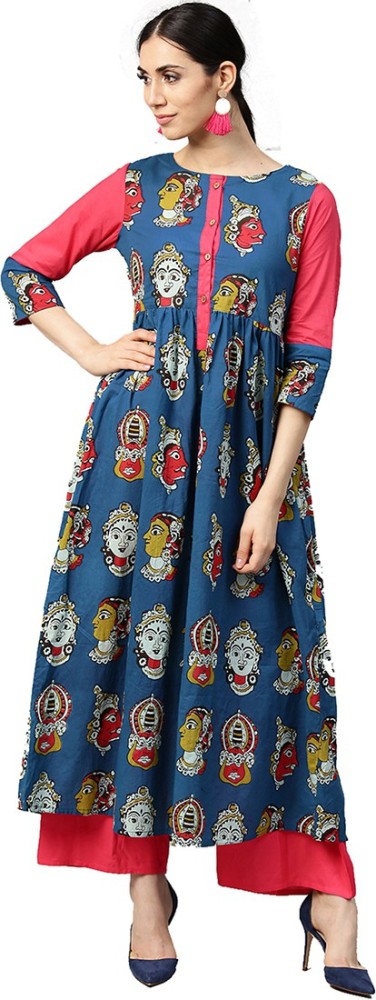 Flipkart on sale kalamkari kurtis