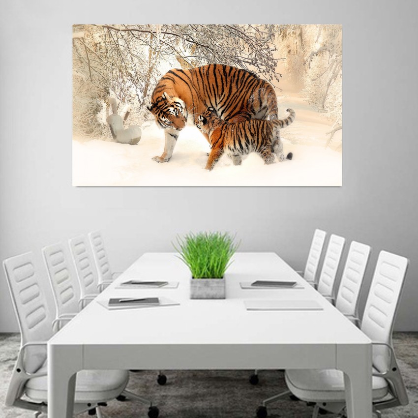 Tiger Baby Family Wall Decor Poster Home Decor Decorations ...