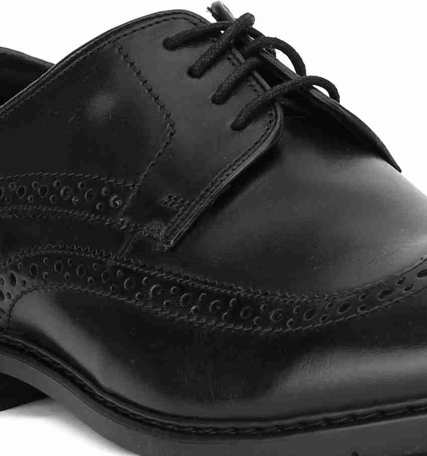 CLARKS Banbury Limit Brouge For Men Buy Black Leather Color CLARKS Banbury Limit Brouge For Men Online at Best Price Shop Online for Footwears in India Flipkart