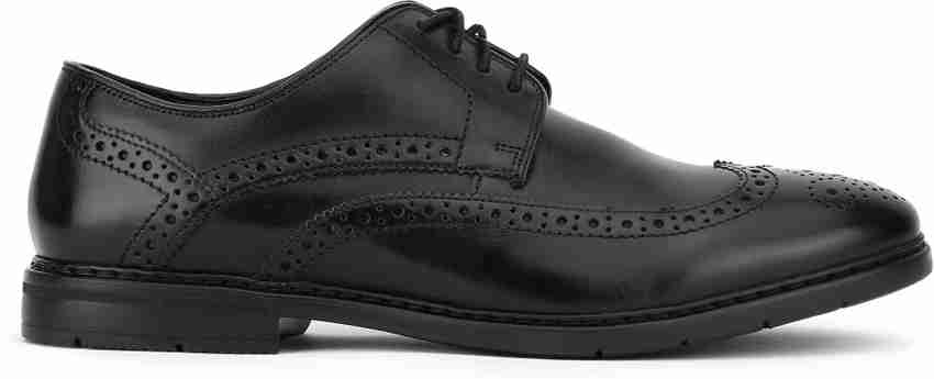 CLARKS Banbury Limit Brouge For Men Buy Black Leather Color CLARKS Banbury Limit Brouge For Men Online at Best Price Shop Online for Footwears in India Flipkart
