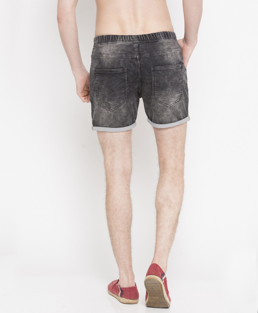 BUFFALO by FBB Dyed Washed Men Black Denim Shorts Buy BUFFALO by FBB Dyed Washed Men Black Denim Shorts Online at Best Prices in India Flipkart
