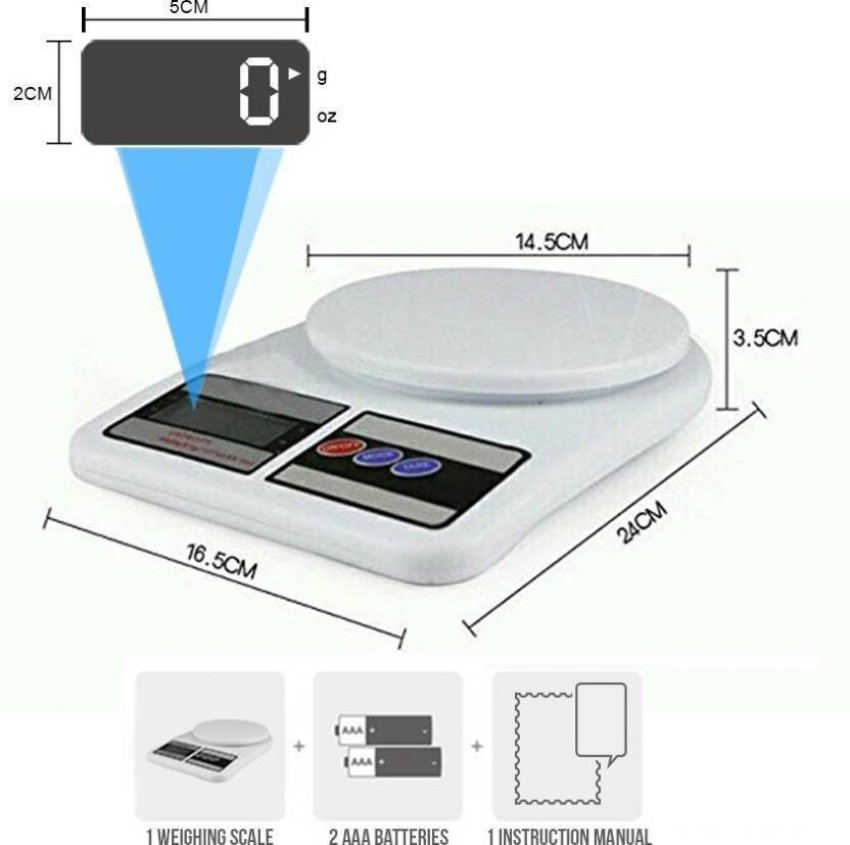 Kitchen scales 1 g – 5 kg