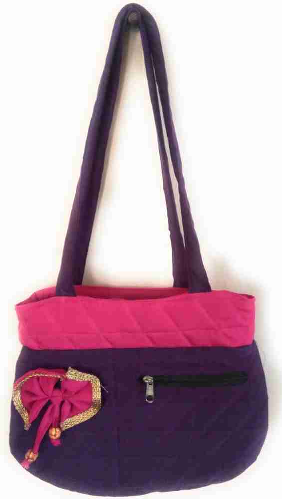Cotton shoulder cheap bag for ladies