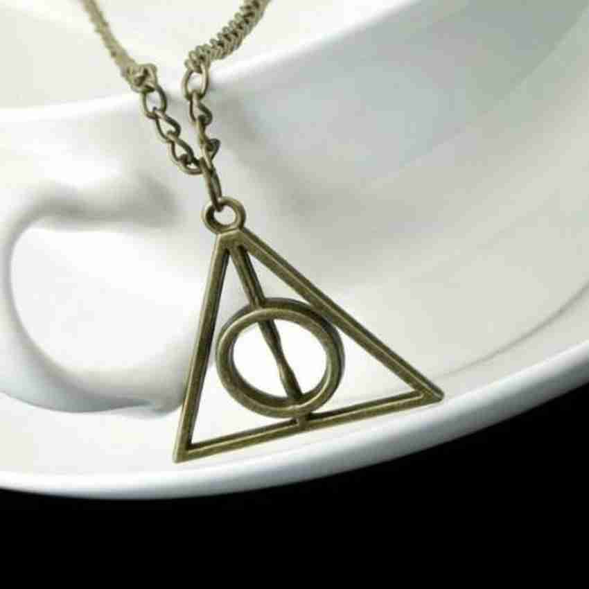 ZenShanti Deathly Hallows Necklace Harry Potter Copper Locket Price in India Buy ZenShanti Deathly Hallows Necklace Harry Potter Copper Locket Online at Best Prices in India Flipkart