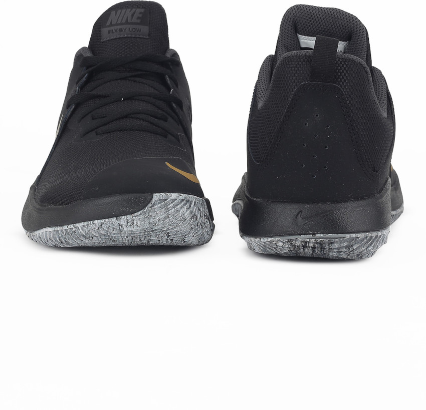 nike flyby low black and gold