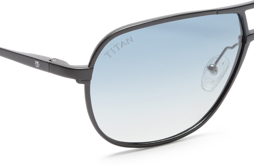 Buy TITAN Rectangular Sunglasses Blue For Men Online Best Prices