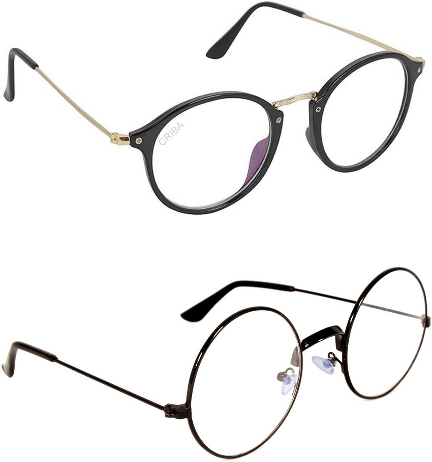 Buy CRIBA Round Oval Sunglasses Clear Clear For Men Women