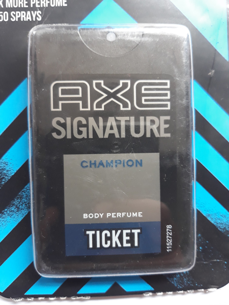 Axe ticket deals pocket perfume