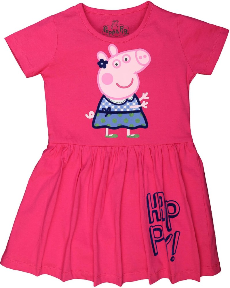 Peppa Pig Girls Midi Knee Length Casual Dress Price in India Buy