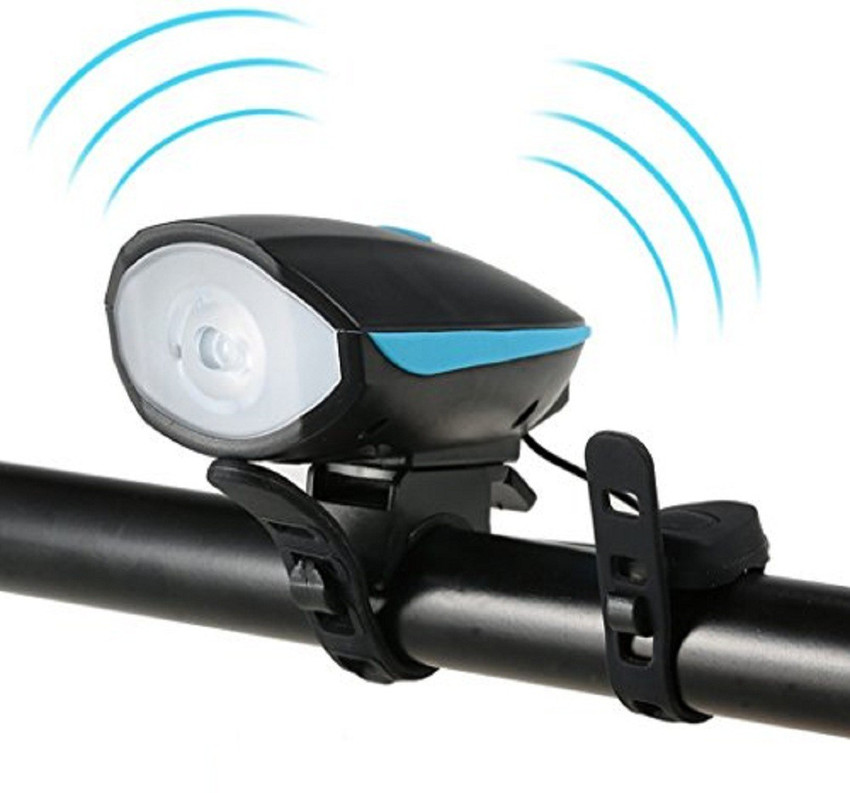 Protos USB Rechargable Bicycle Horn Waterproof 3 Mode LED Front Light