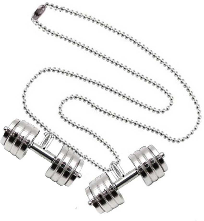 Dumbbell necklace flipkart outlet