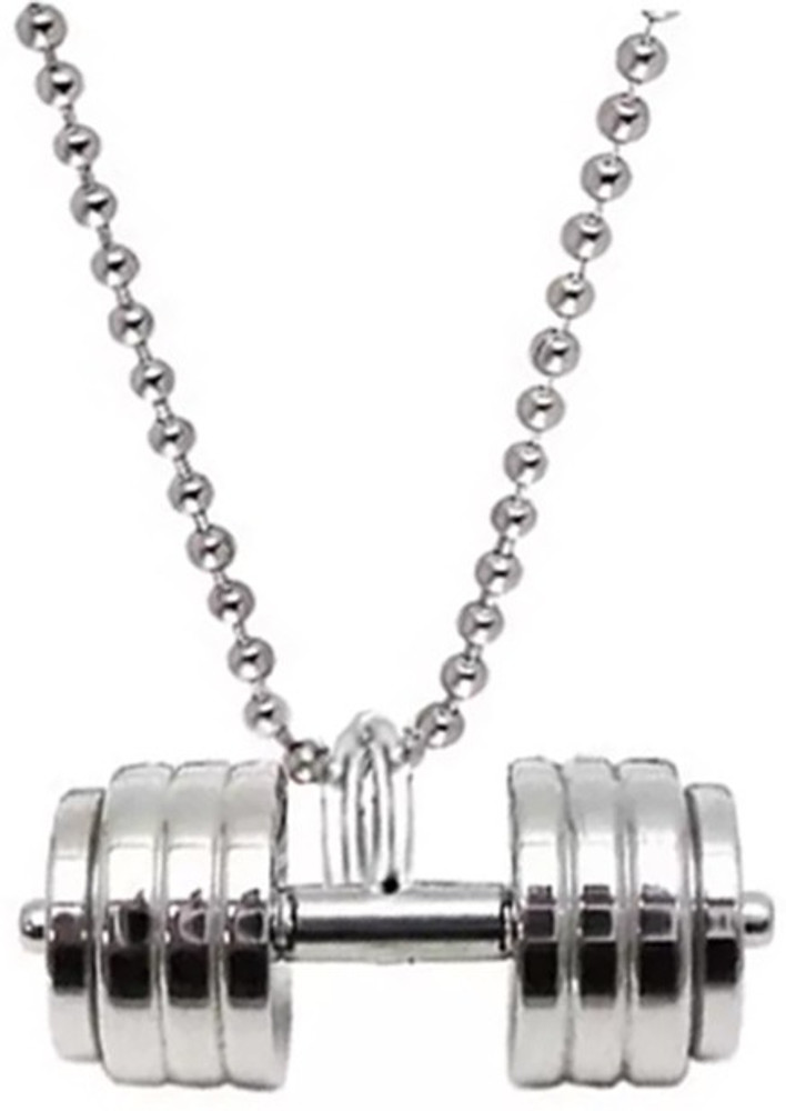 Dumbbell necklace flipkart outlet