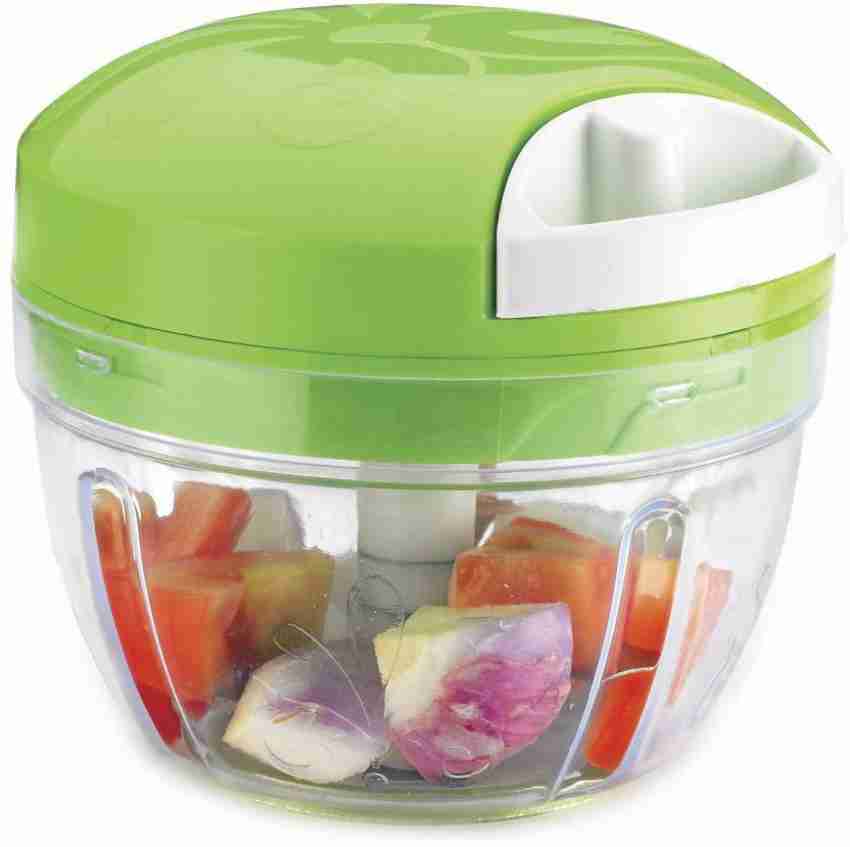 3-Blade Stainless Steel Nicer Dicer Plus Speedy Food Chopper