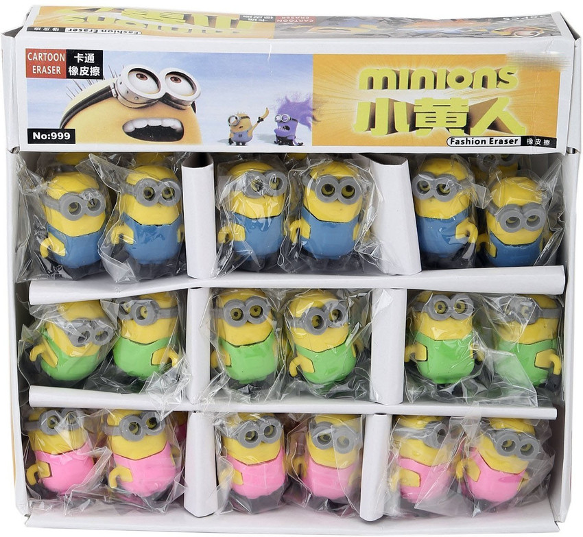 Flipkart Grab Offers 3D Minion Erasers for Kids Gift options