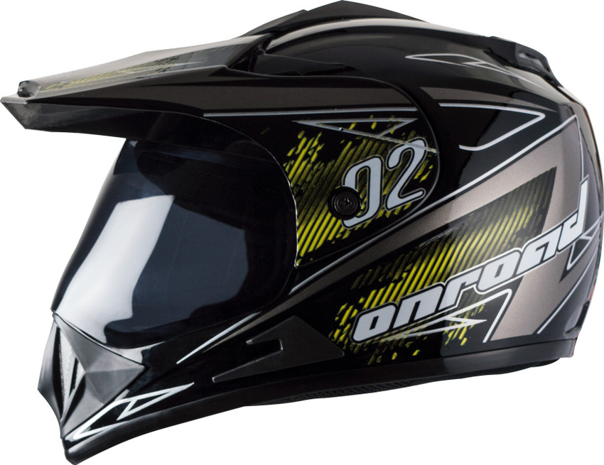 Dirt bike helmet best sale with tinted visor