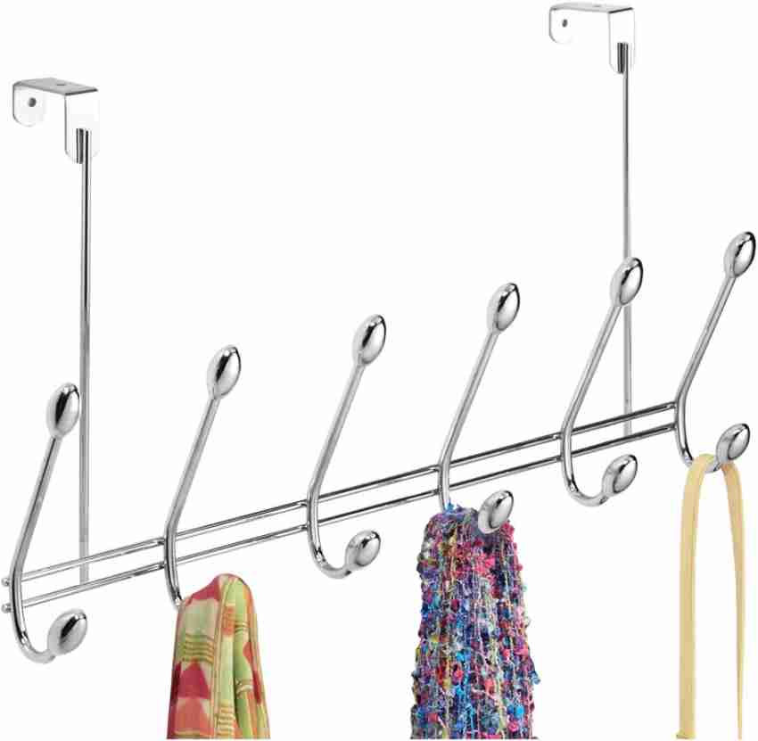 INTERDESIGN Orbinni Hanging Coat Rack with 6 Double Hooks, Metal