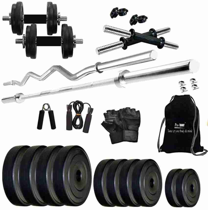 Protoner 20 kg 20 Kg PVC Home Gym Set with String Bag Home Gym