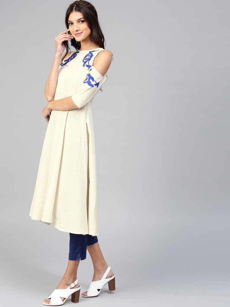 Cold shoulder deals kurti flipkart