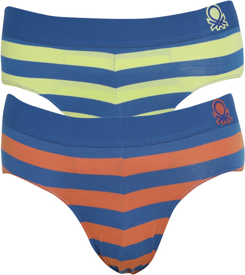 United Colors Of Benetton, Underwear & Socks, United Colors Of Benetton  Brief Medium Blue Striped
