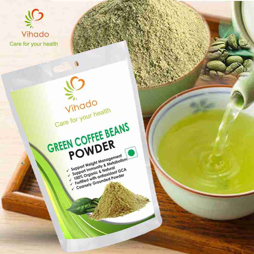 Vihado Green Coffee Bean Powder 500g For Natural Weight Loss