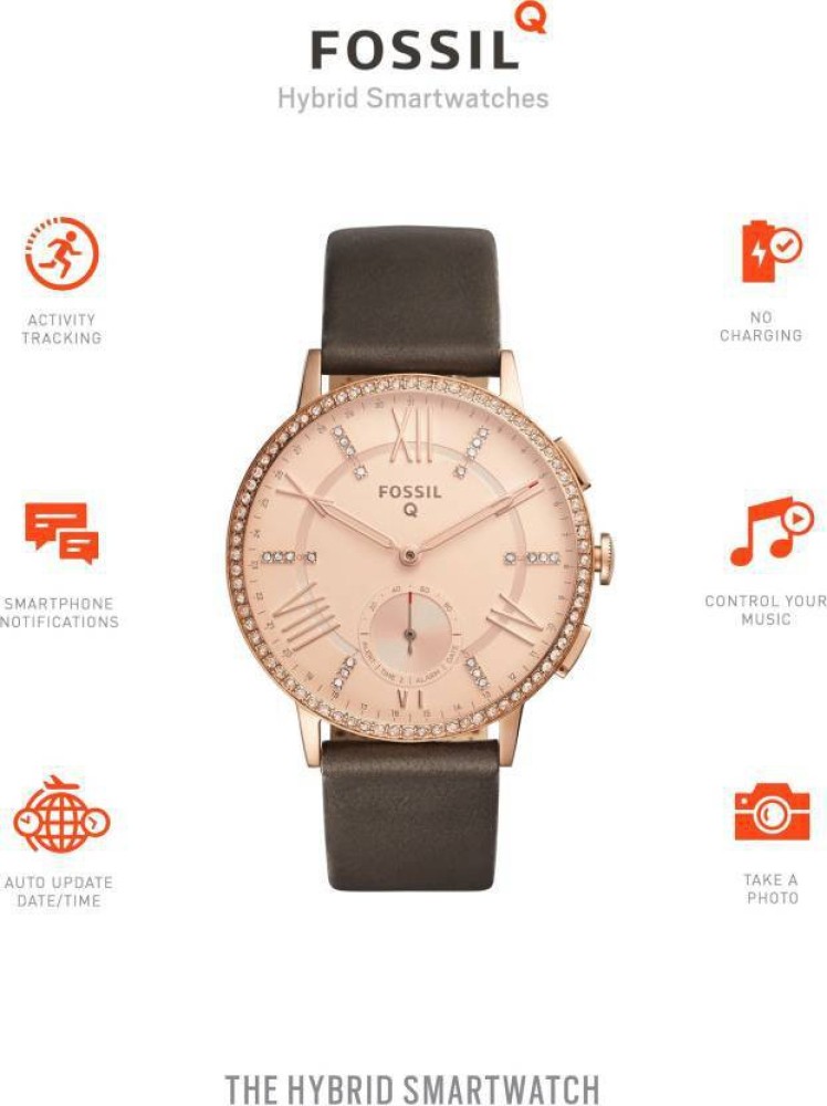 FOSSIL Q GAZER Hybrid Smartwatch Watch For Women Buy FOSSIL Q GAZER Hybrid Smartwatch Watch For Women FTW1116 Online at Best Prices in India Flipkart