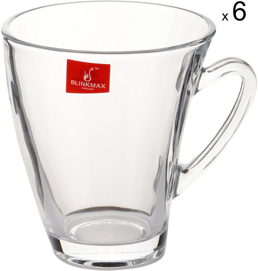 Buy Septum Glass Tea Mug 140ML, 6 PCS Set Online - Treo by Milton