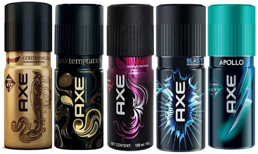 AXE deodorant pack of five 750 ml Pack of 5 Deodorant Spray