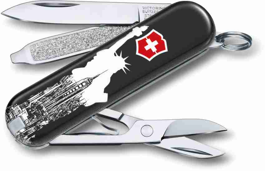 Victorinox Nail Clip 580 Walnut Wood Swiss army knife - 6 functions - with  nail clipper