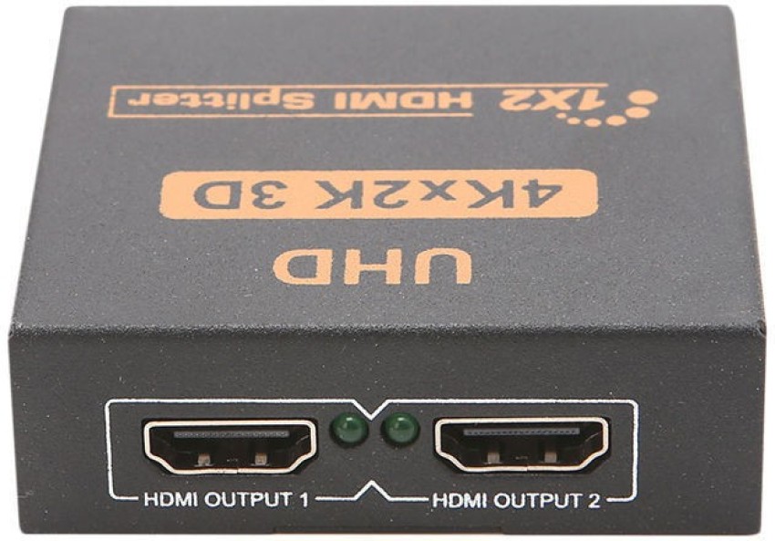 Tobo Full HD 4K HDMI Splitter 1X2 2 Ports Repeater Amplifier Hub