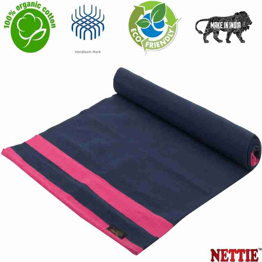 NETTIE 100% Cotton 100% Indian Yoga Mat (Carry Bag included, Size - 72 X  180 cm) - BIG Size Pink 4 mm Yoga Mat - Buy NETTIE 100% Cotton 100% Indian  Yoga