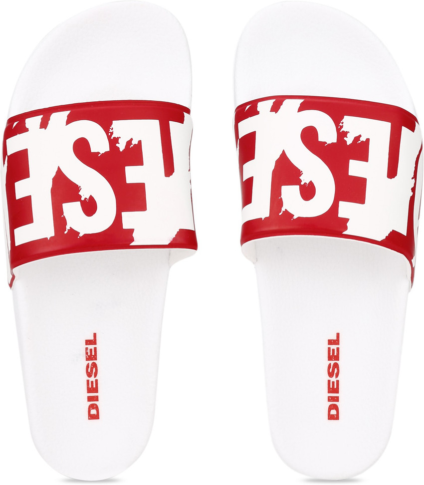 DIESEL Men A LOHAA SA MARAL Slides Buy White Color DIESEL Men A