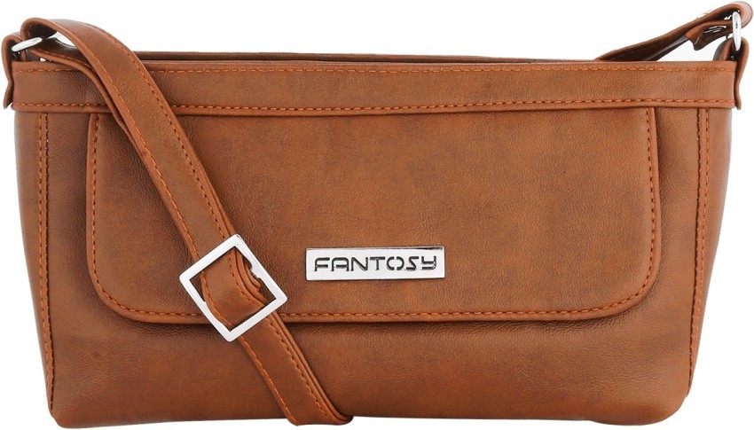 FANTOSY Tan Sling Bag Parsa Tan Price in India Flipkart