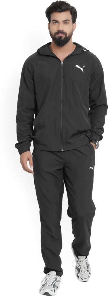 Black hotsell puma tracksuit