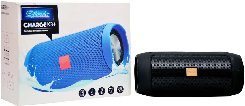 Charge k3+ portable wireless speaker top