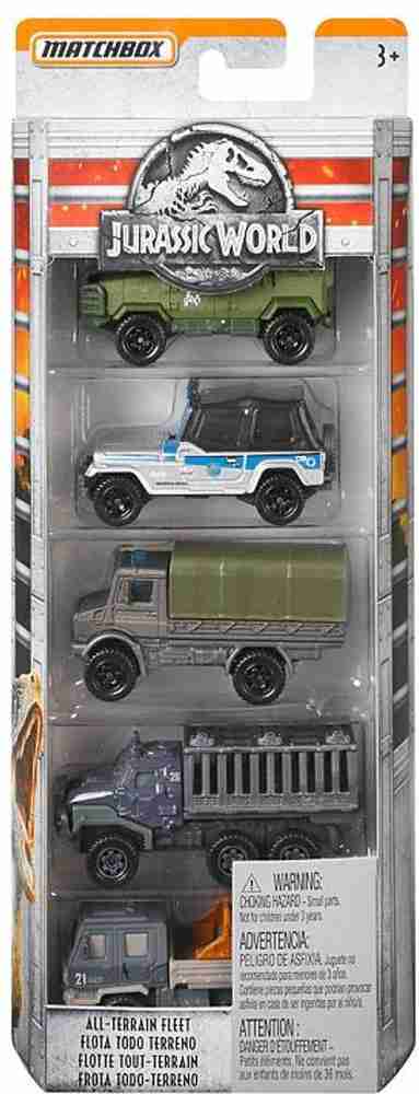 MATCHBOX Jurassic World All Terrain Fleet 5 Pack Jurassic World