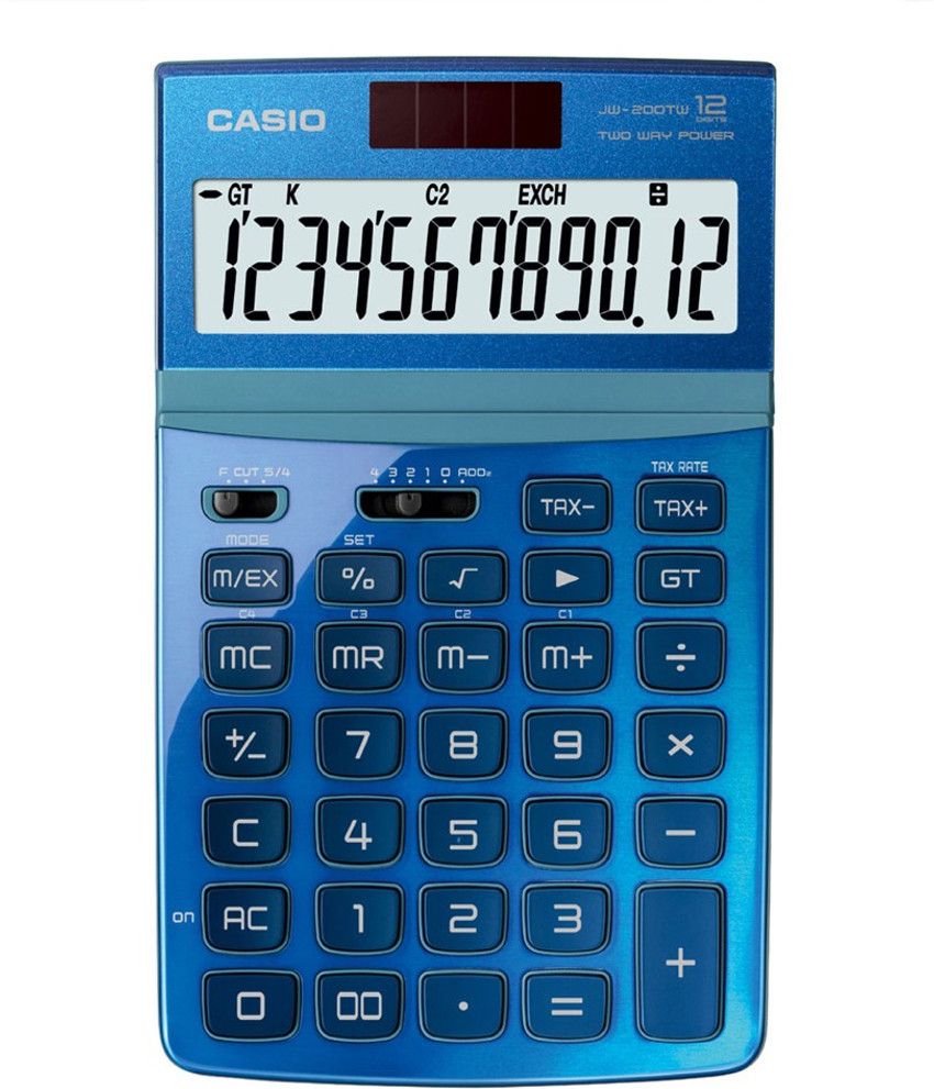 Flipkart CASIO JW 200TW BU Desktop Basic Calculator Basic