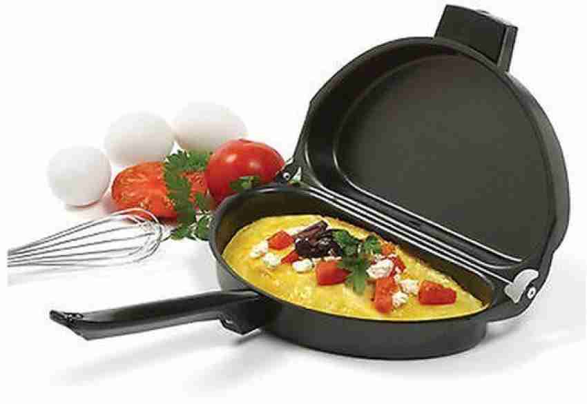 Drake Non Stick Folding Omelette Pan Omelette maker fryer Fry Pan 12 cm  diameter with Lid 2 L capacity Price in India - Buy Drake Non Stick Folding  Omelette Pan Omelette maker