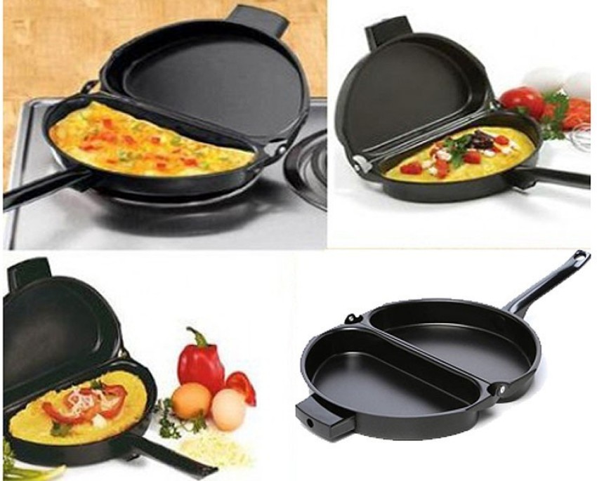 Drake Non Stick Folding Omelette Pan Omelette maker fryer Fry Pan