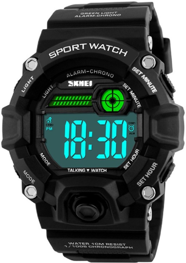 SKMEI Digital Watch For Boys Buy SKMEI Digital Watch For Boys 1162 Black Musical Alarm Talking Digital Online at Best Prices in India Flipkart