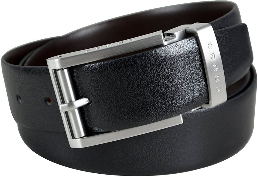 Buy Cross Men's Genuine Leather Belt with Buckle - Black/Brown